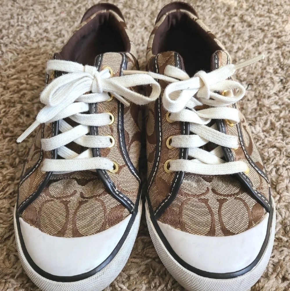 Coach Leather Barret Shoes Size 8